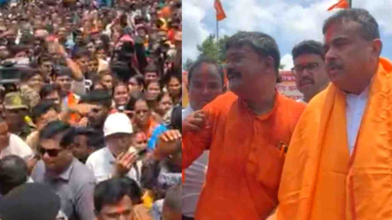 নন্দীগ্রামে জয়ের পর জনসমুদ্রে শুভেন্দু, ‘ঋণ শোধ’ ও উন্নয়নের প্রতিশ্রুতি