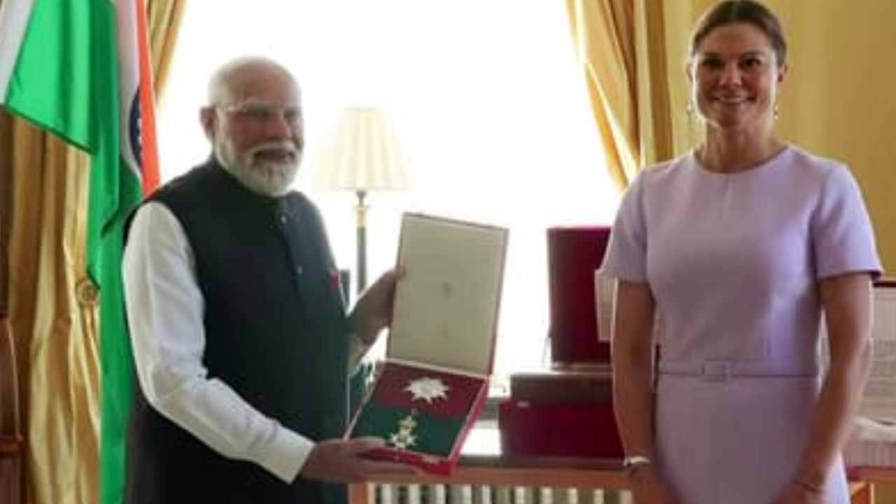 সুইডেনের সর্বোচ্চ সম্মানে সম্মানিত মোদী, বললেন এটি ১৪০ কোটি ভারতবাসীর গর্ব