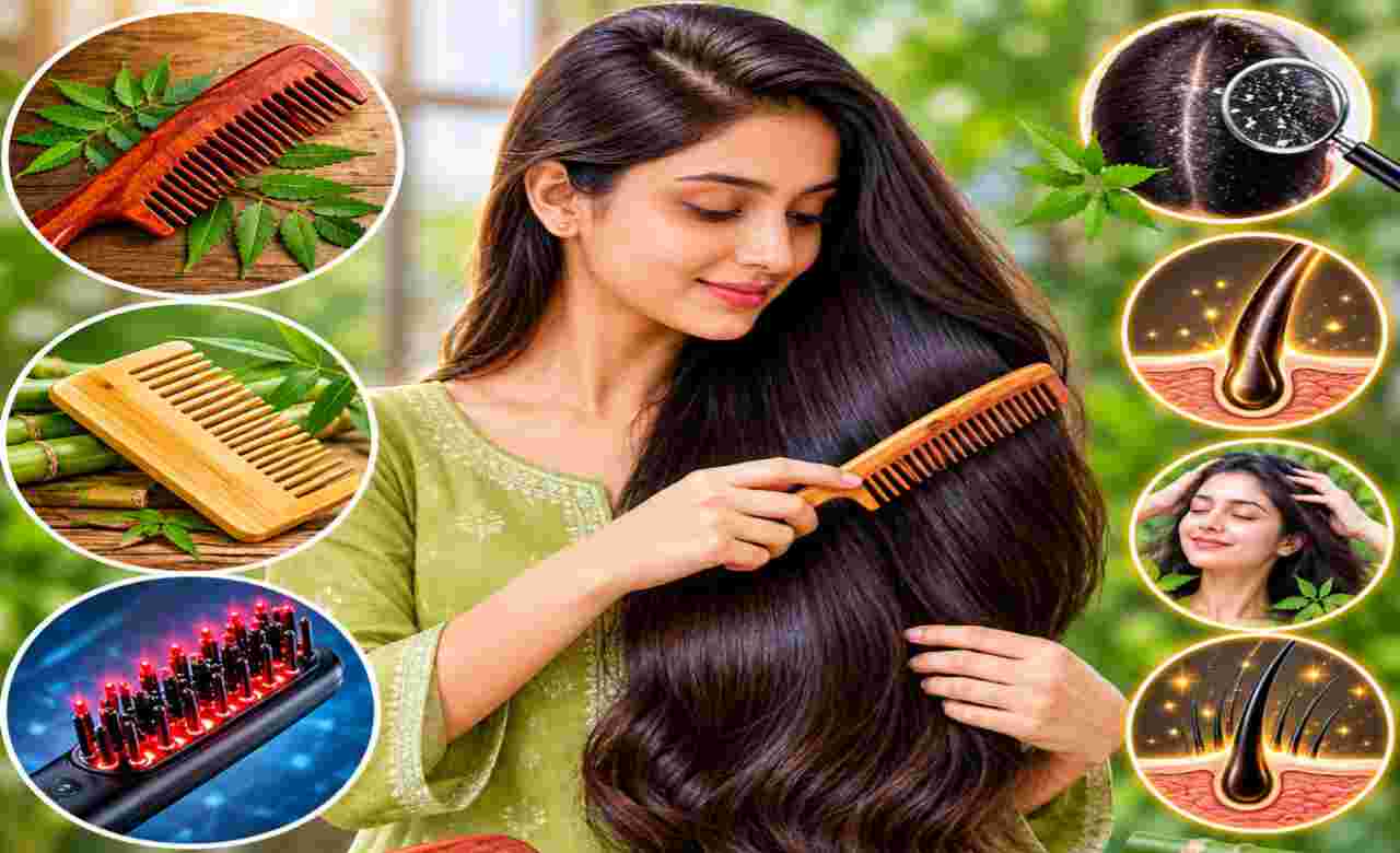 Lifestyle: চুল পড়া কমাতে কোন চিরুনি সবচেয়ে কার্যকর? নিমকাঠ, বাঁশ না লেজ়ার— জেনে নিন পার্থক্য