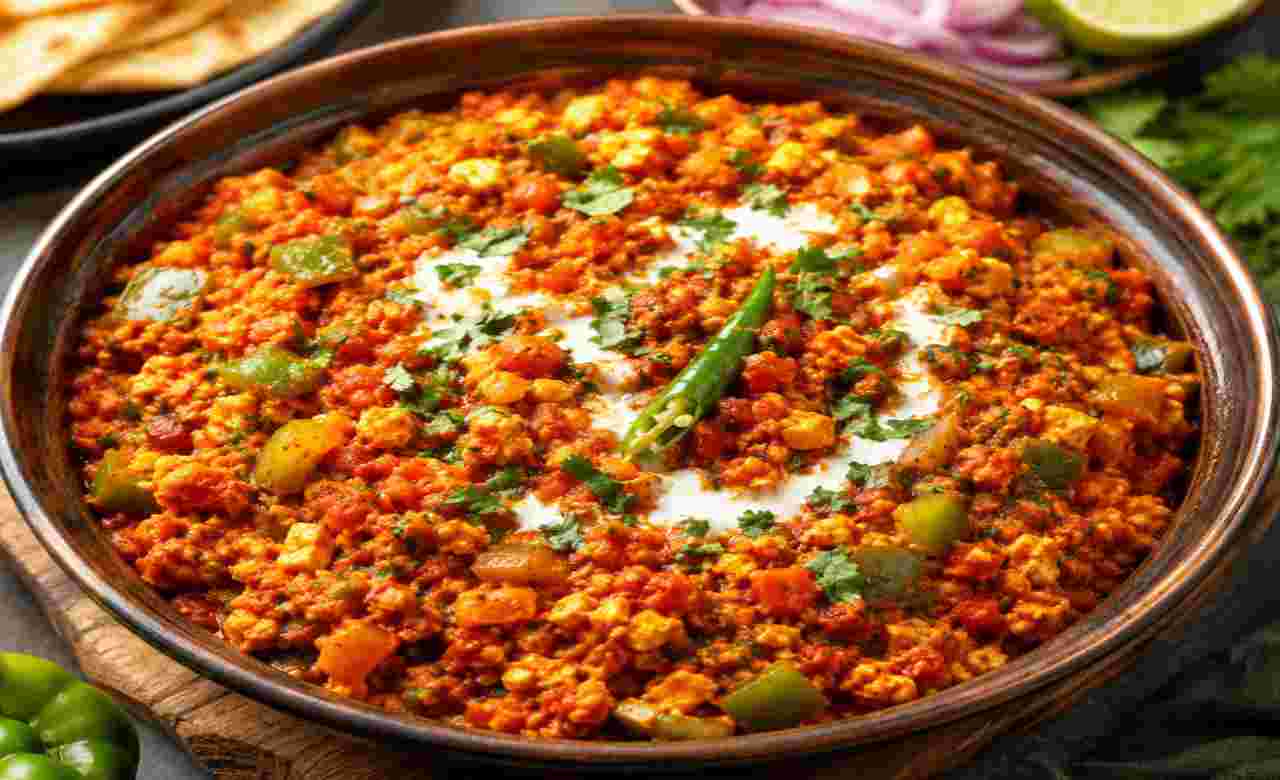Recipe: মাংস ছাড়াই জমে উঠুক লাহোরি কিমা! রঙিন সব্জি আর পনিরে তৈরি ঝাল-মশলাদার নিরামিষ পদ