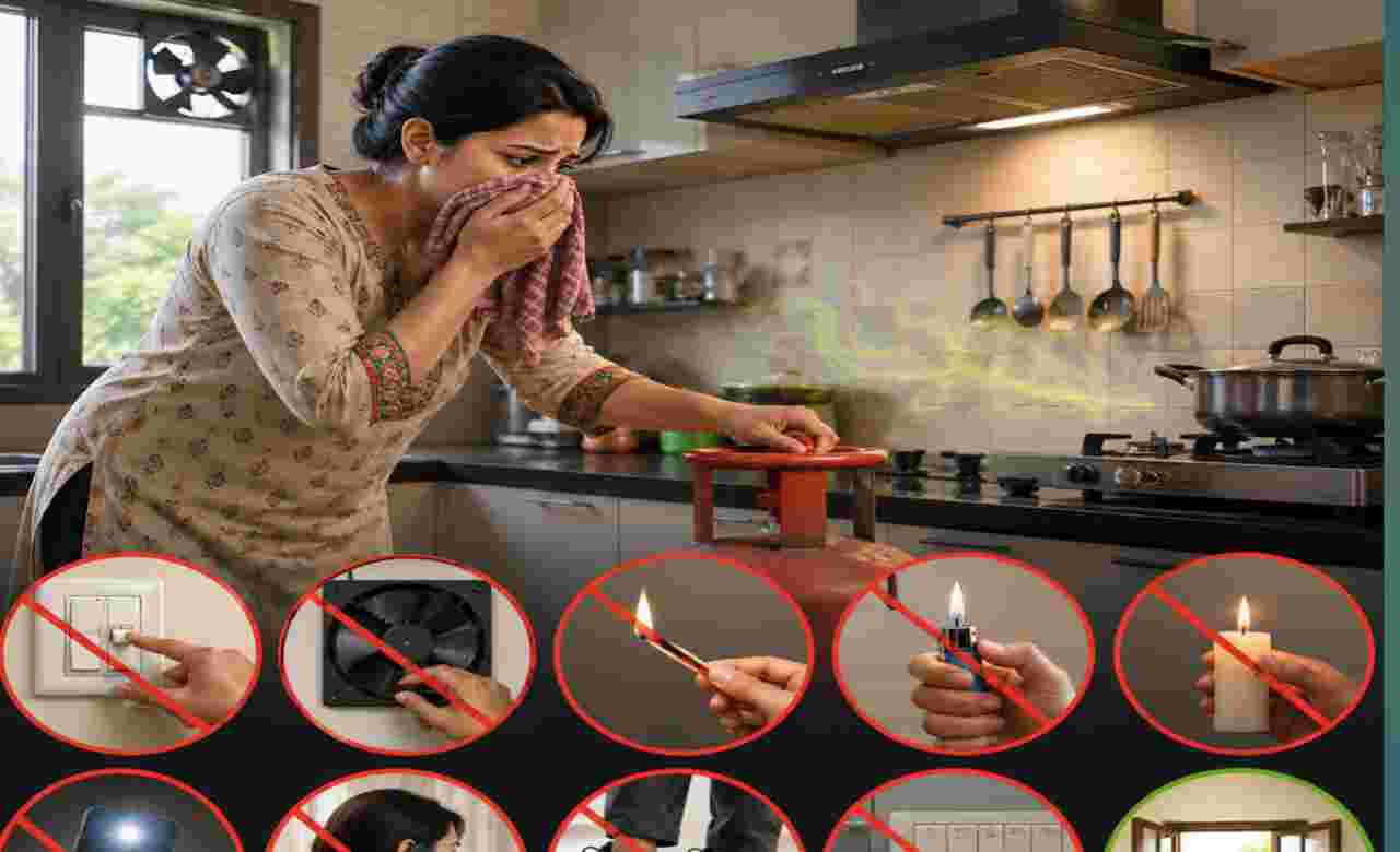 Lifestyle: রান্নাঘরে গ্যাস লিকের গন্ধ পেলে আতঙ্ক নয়, এই ভুলগুলো এড়িয়ে চললেই কমবে বড় দুর্ঘটনার আশঙ্কা
