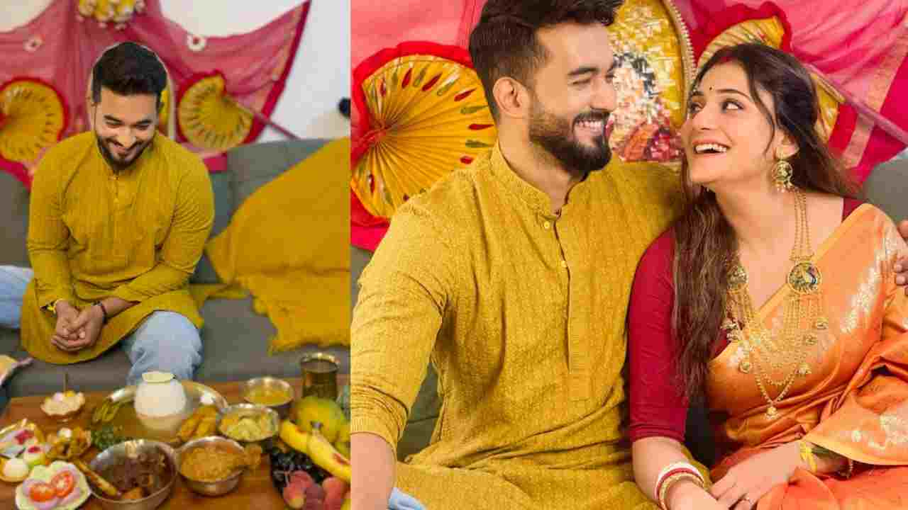 প্রথম জামাইষষ্ঠীতে শ্বশুরবাড়িতে শুভ্রজিৎ