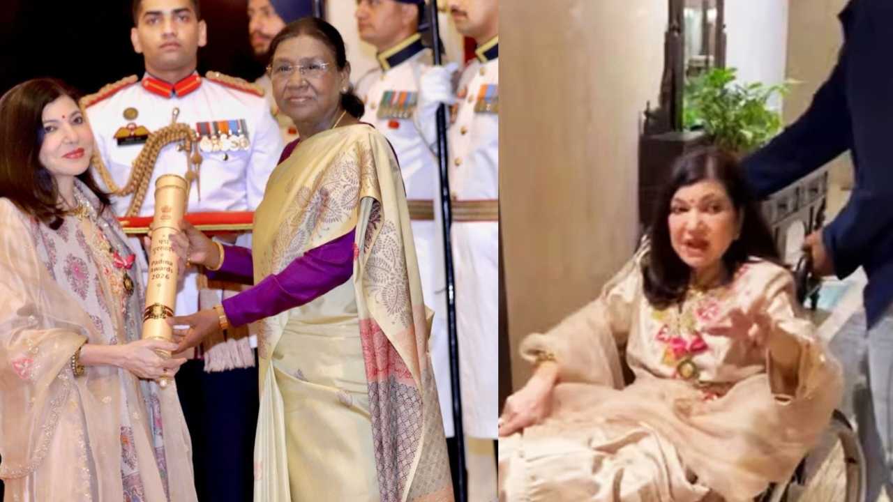 হুইলচেয়ারে অলকা ইয়াগনিক!