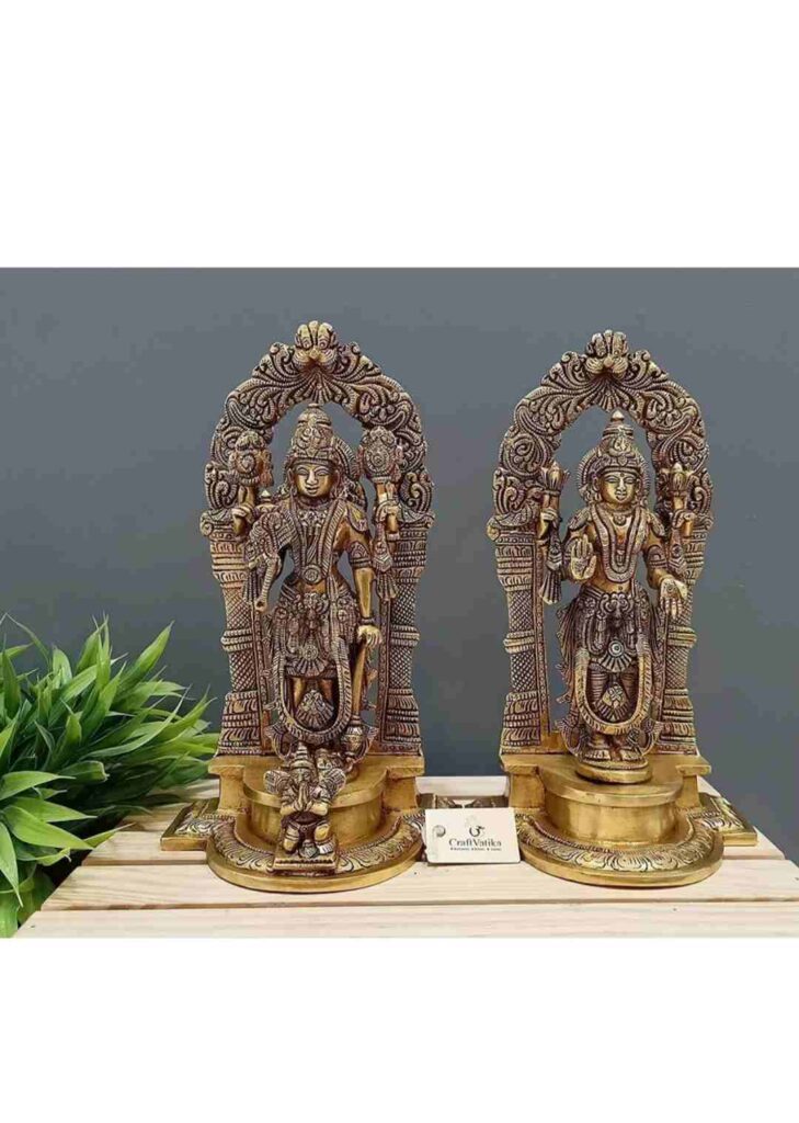 Vishnu Laxmi idol