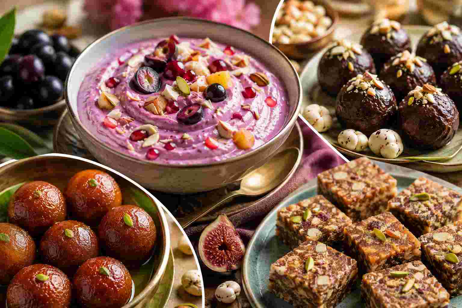 Lifestyle: স্বাস্থ্যসচেতন জামাইয়ের জন্য পুষ্টিকর মিষ্টি: কালো জামের শ্রীখণ্ড থেকে ডার্ক চকোলেট লাড্ডু