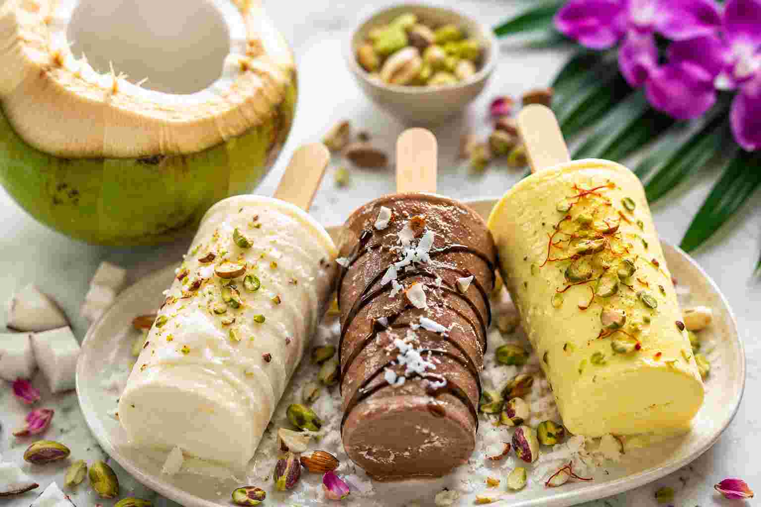 Recipe: ডাবের শাঁসে জমুক গ্রীষ্মের মিষ্টি স্বাদ, ঘরেই বানিয়ে ফেলুন তিন ধরনের মালাই কুলফি