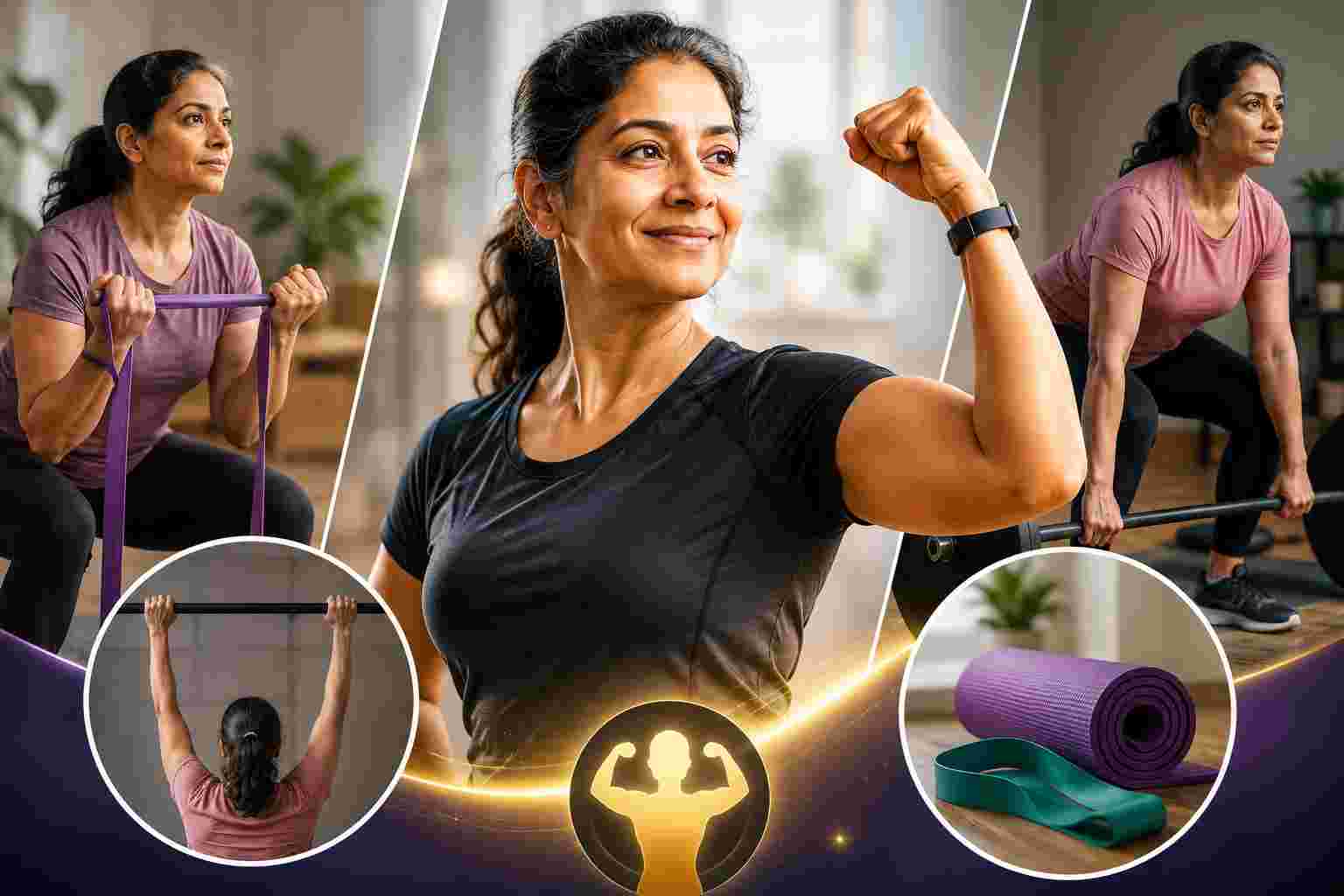 Lifestyle: চল্লিশের পরেও ফিট ও শক্তিশালী থাকুন: মহিলাদের জন্য ৩ কার্যকর স্ট্রেংথ ট্রেনিং ব্যায়াম