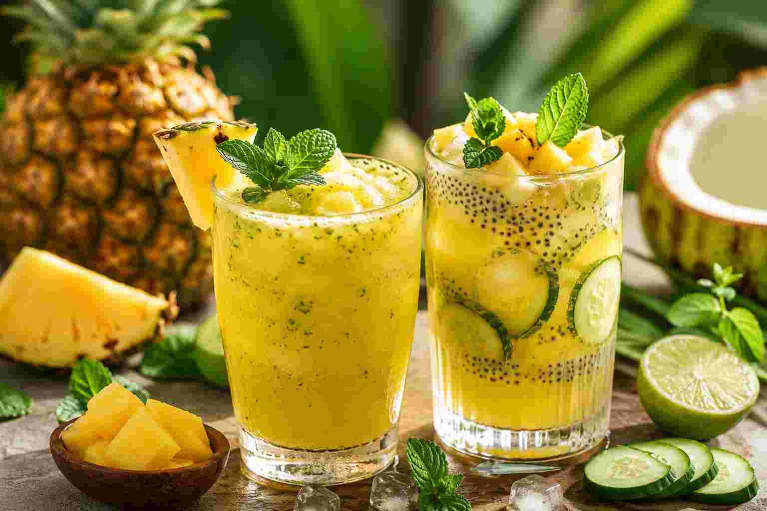 Recipe: গরমে তৃষ্ণা মেটাতে আনারস কুলার, ঘরেই বানান দুই ভিন্ন স্বাদের ঠান্ডা পানীয়