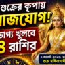 শুক্রের কৃপায় রাজযোগ, ভাগ্য খুলবে ৪ রাশির