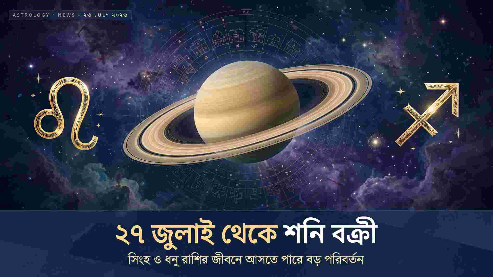 July Rashifal Shani Vakri