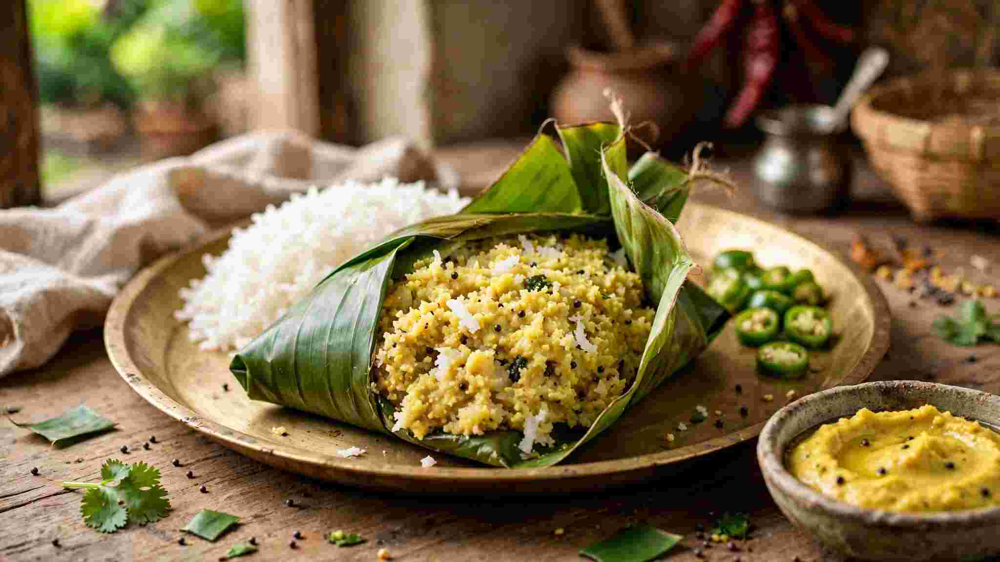 Recipe: ভাজা বা ঘণ্ট নয়, এ বার বানান কলাপাতায় মোড়া থোড় পাতুরি! সর্ষে-নারকেলের স্বাদে জমে উঠবে নিরামিষ ভোজ