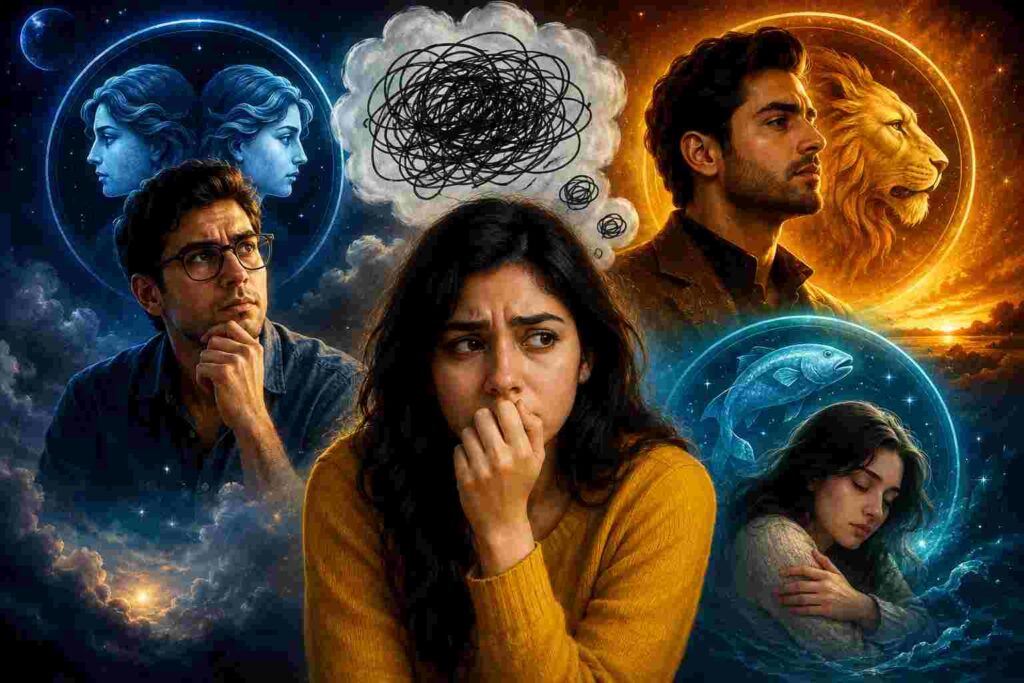 Astrology: অতিরিক্ত ভাবনার ফাঁদে পড়েন? জ্যোতিষ মতে এই তিন রাশির মানুষই বেশি সংবেদনশীল