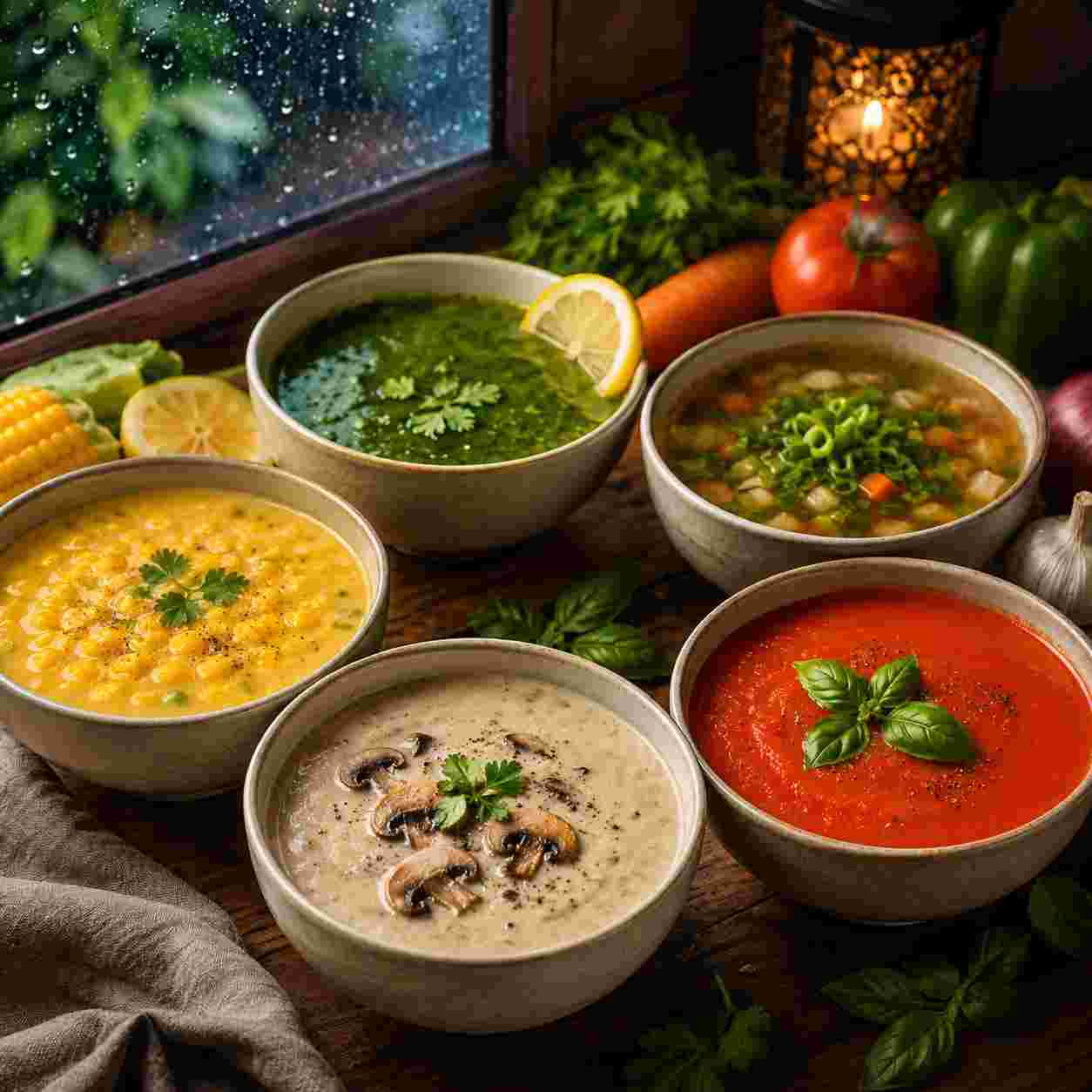 Recipe: বর্ষার রাতে খিচুড়ির বদলে গরম স্যুপ, ঘরেই বানান ৫ পুষ্টিকর ও সুস্বাদু নিরামিষ রেসিপি