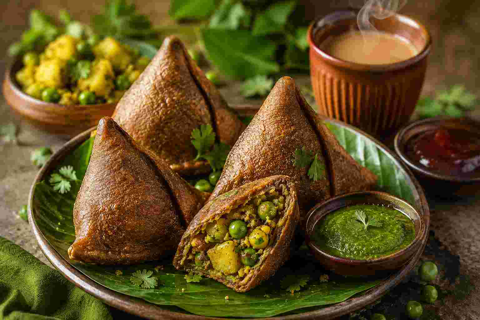 Recipe: অম্বলের ভয়ে সিঙাড়া এড়াবেন না, ময়দার বদলে রাগীর আটায় বানান স্বাস্থ্যকর ও মুচমুচে সিঙাড়া
