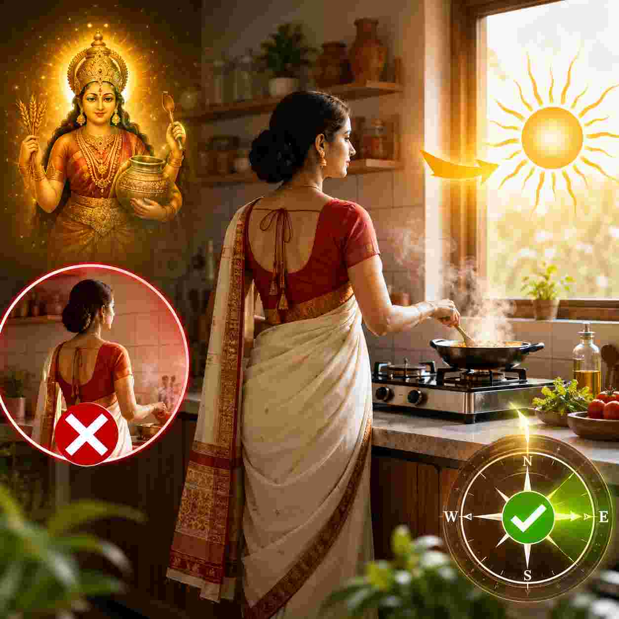 Vastu: রান্নার সময় কোন দিকে মুখ করে দাঁড়ানো উচিত? বাস্তুশাস্ত্রে কী বলা হয়েছে জানুন