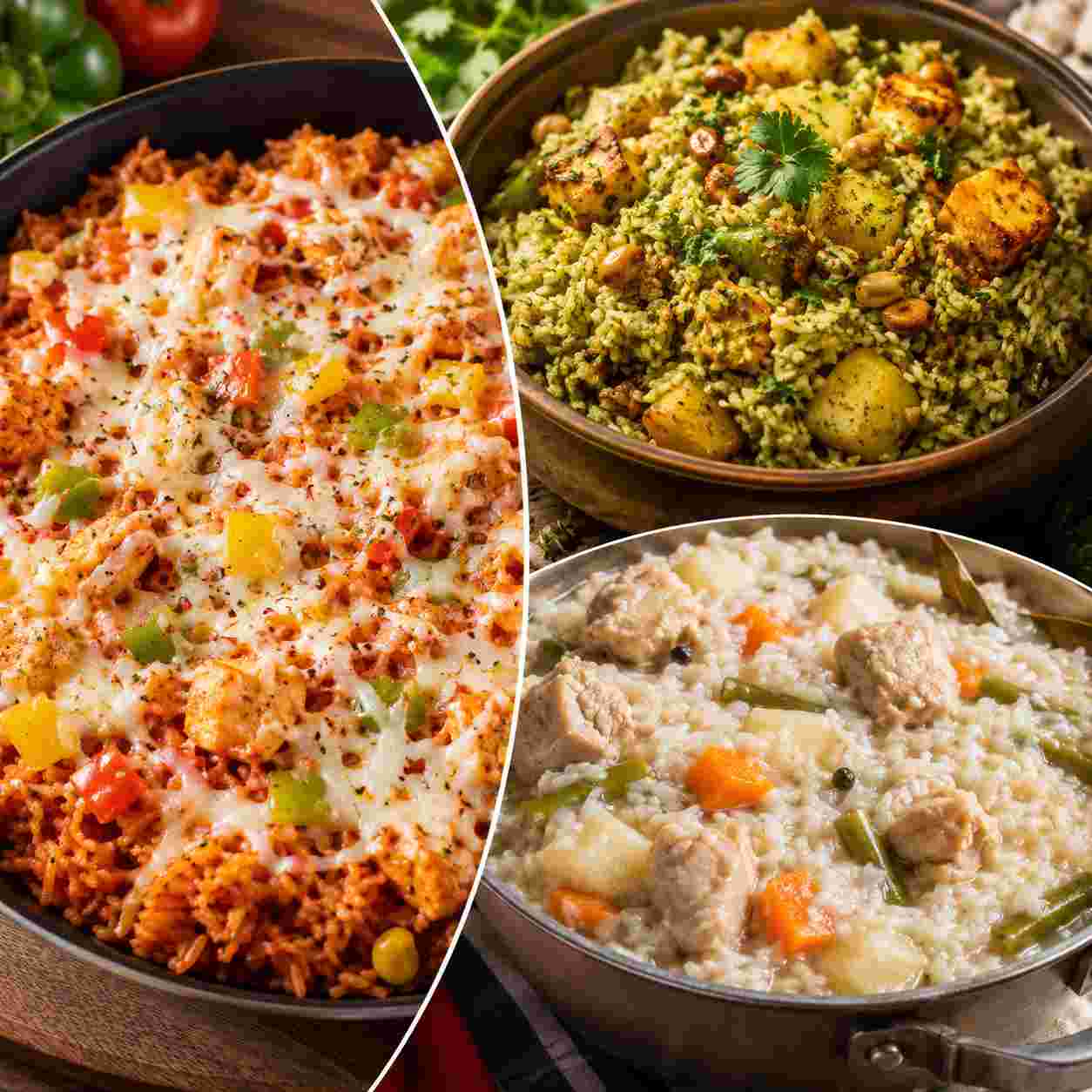 Recipe: এক হাঁড়িতেই রাতের জমজমাট রান্না! পিৎজা রাইস, থেচা পোলাও ও চিকেন পিশপাশে বদলে দিন নৈশভোজের স্বাদ