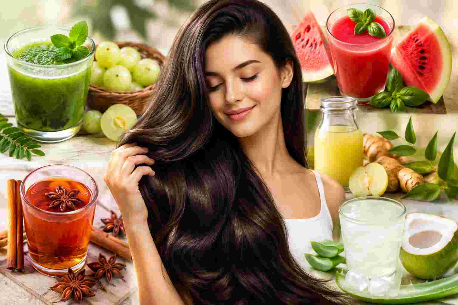 Hair Care: চুল লম্বা ও খুশকিমুক্ত রাখতে ডিটক্স পানীয় কতটা কার্যকর? ৫ স্বাস্থ্যকর পানীয়ের সহজ রেসিপি