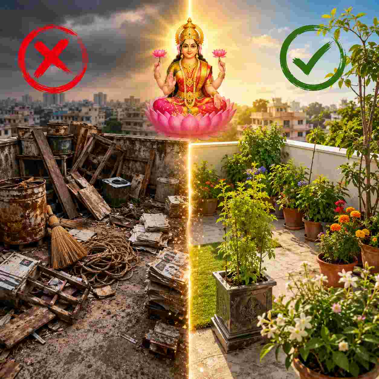 Vastu: ছাদে জমছে নোংরা জিনিস? বাস্তু মতে এই ভুলেই ঘরে নেমে আসতে পারে আর্থিক সংকট