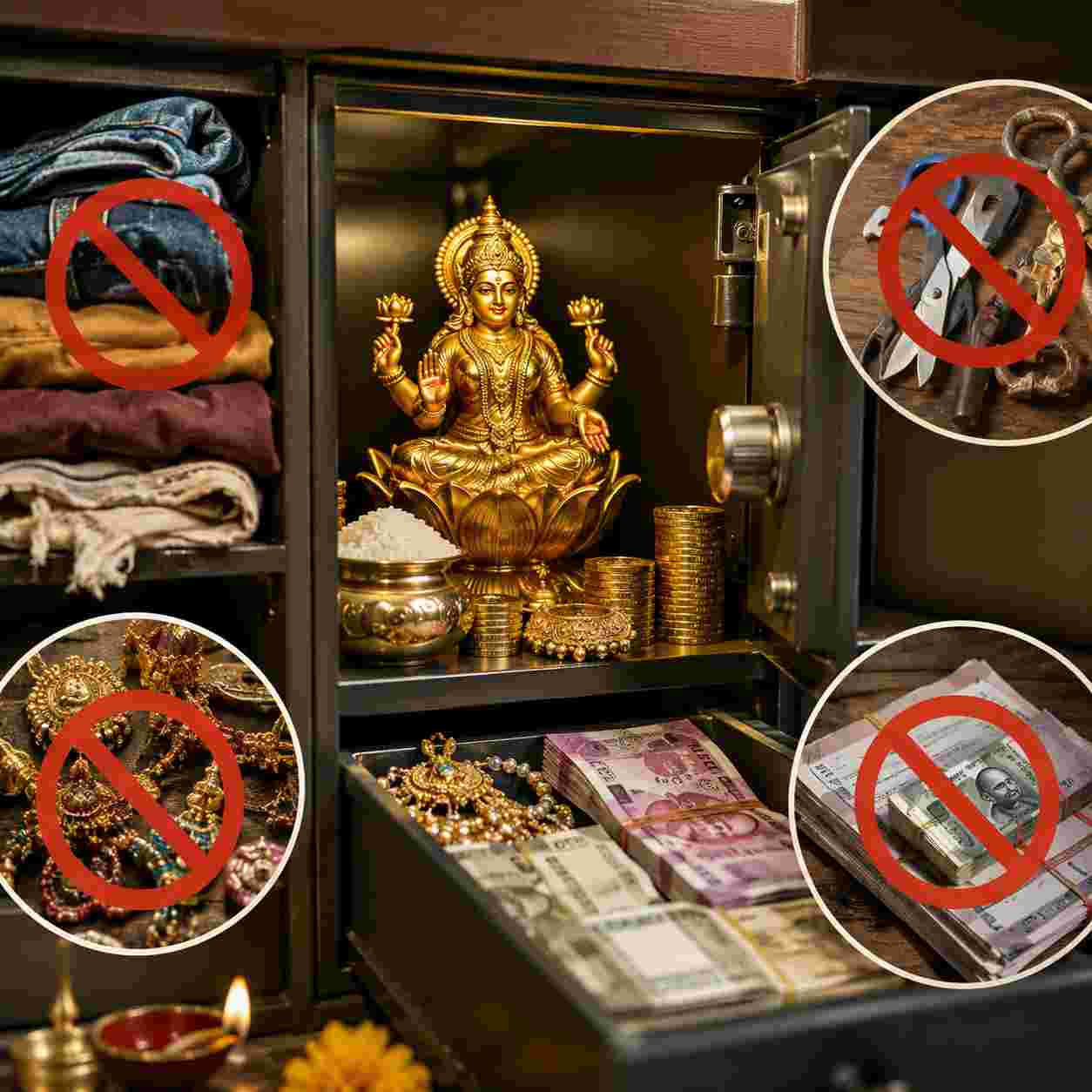 Vastu: আলমারিতে টাকা রাখার আগে সতর্ক! এই ৫ জিনিস পাশে থাকলে বাস্তুমতে বাড়তে পারে আর্থিক সমস্যা