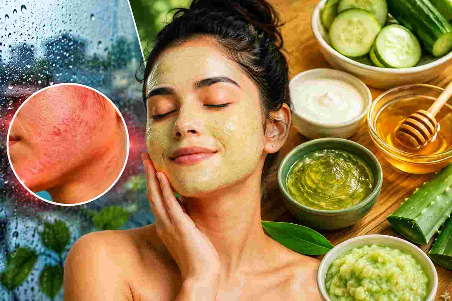 বর্ষার স্যাঁতসেঁতে আবহাওয়ায় ত্বকে চুলকানি ও জ্বালা? ঘরোয়া এই ৪ প্যাকেই মিলতে পারে আরাম