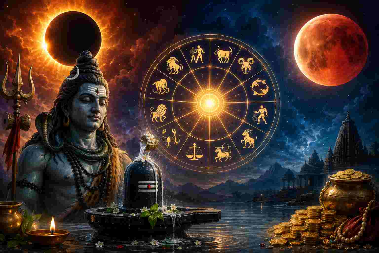 Astrology: শ্রাবণে জোড়া গ্রহণ! ভাগ্য খুলতে পারে ৪ রাশির