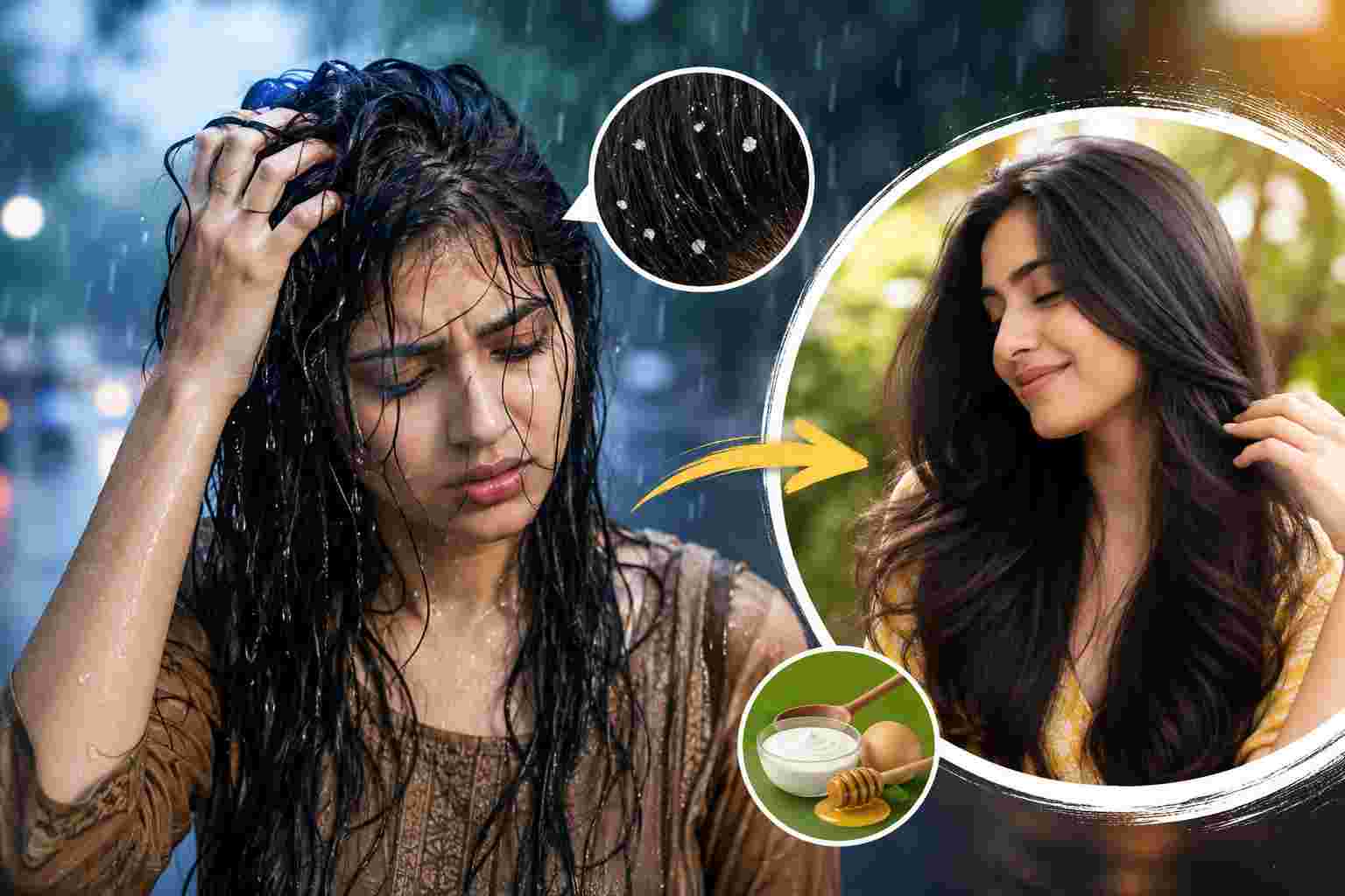 বৃষ্টিতে চুল ভিজলে কোন ভুলগুলি করবেন না? বর্ষায় সুস্থ চুল রাখতে মানুন এই সহজ নিয়ম
