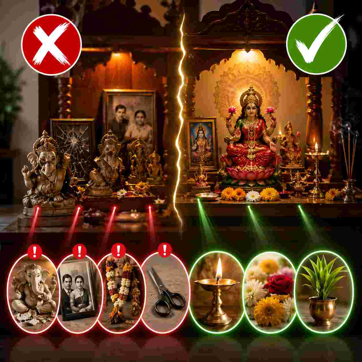 Vastu: ঘরের মন্দিরে কোন জিনিস রাখা অশুভ? বাস্তুমতে সুখ-শান্তি বজায় রাখতে কী কী সরিয়ে ফেলবেন