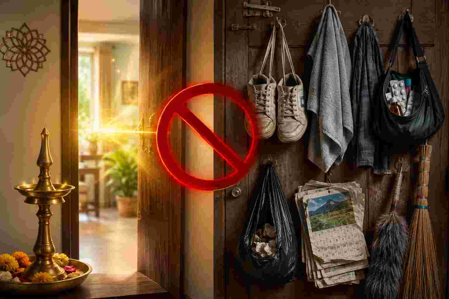 Vastu: দরজার পিছনে এই ৬ জিনিস রাখলে নাকি বাড়ে অশান্তি! বাস্তুশাস্ত্রে কেন দেওয়া হয় এমন সতর্কবার্তা?