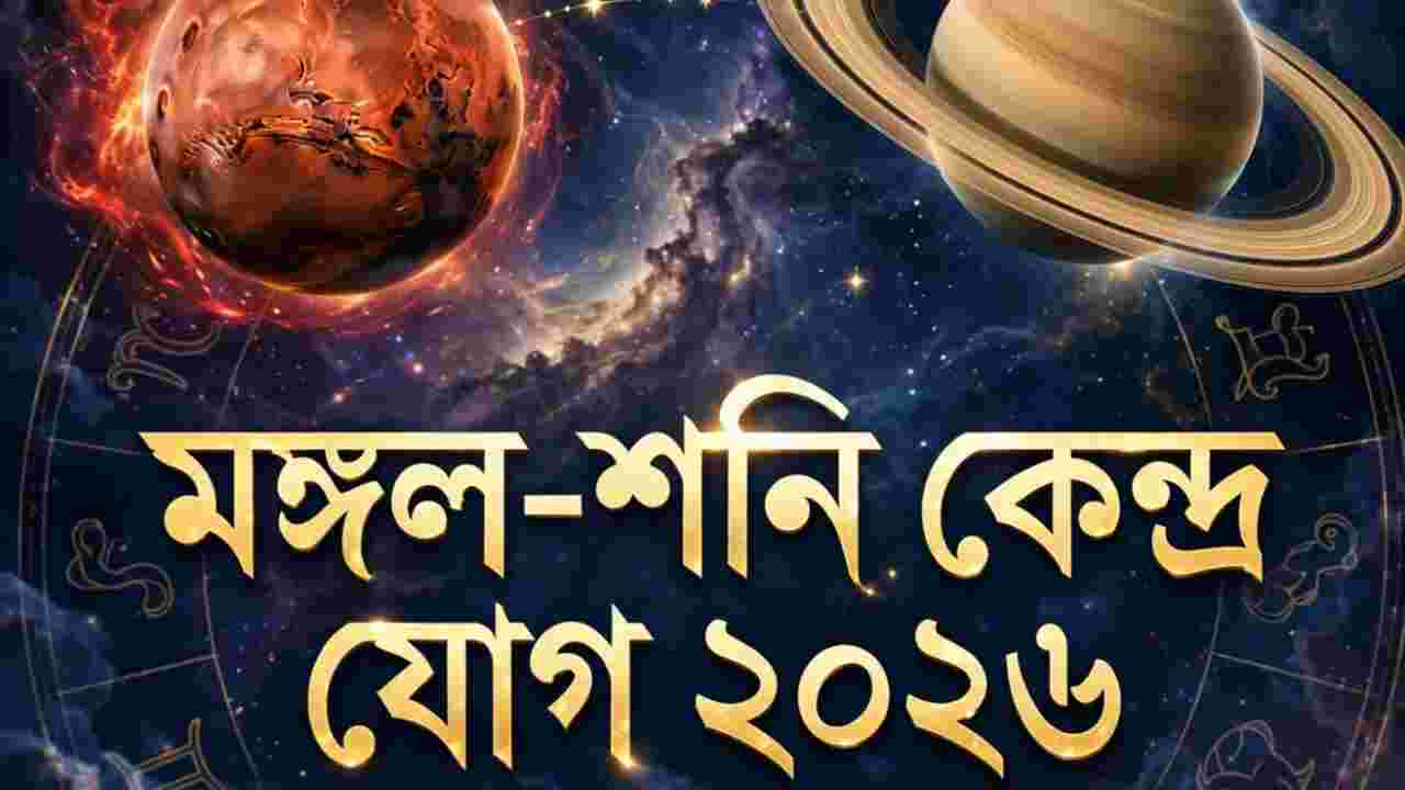 মঙ্গল-শনি কেন্দ্র যোগ ২০২৬: সেপ্টেম্বরের শুরুতে ৪ রাশির ভাগ্যোদয়ের ইঙ্গিত, জানুন কারা রয়েছেন তালিকায়