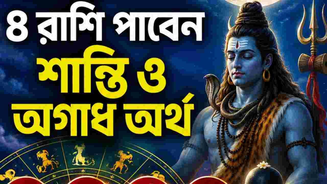 Chandra Gochar 2026: ভৌম প্রদোষ ব্রতে চন্দ্রের গোচর, ২৫ অগাস্ট থেকে ৪ রাশির জীবনে আসতে পারে শান্তি ও অর্থ