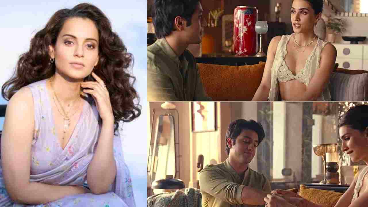 ‘বিকিনি পরে ভাইকে রাখি পরানো জরুরি?’ কৃতীর পোশাক নিয়ে সরব কঙ্গনা