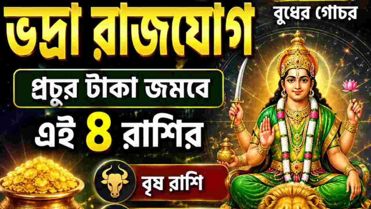 Bhadra Rajyog: কন্যায় বুধের প্রবেশেই ভদ্র রাজযোগ, প্রচুর টাকা আসবে ৪ রাশির জীবনে