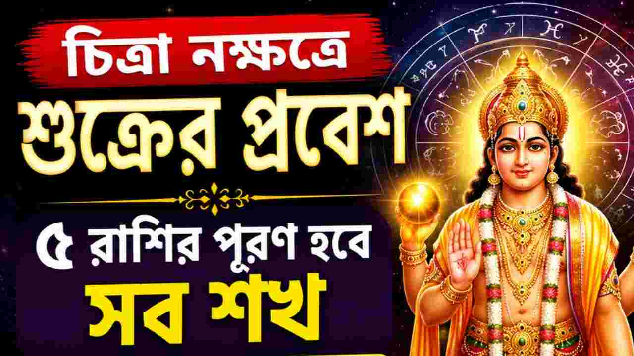 শুক্রের নক্ষত্র পরিবর্তনে কপাল খুলবে ৫ রাশির! বাড়বে আয়, মিলবে নতুন সুযোগ, পূরণ হবে মনের সব ইচ্ছা