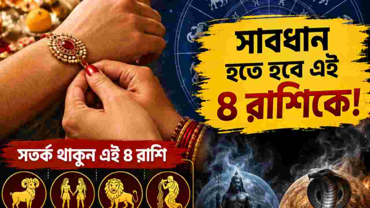 অর্থ-সম্পর্কে আসতে পারে সমস্যা! আজই গ্রহের উল্টো চাল, সতর্ক থাকুন এই ৪ রাশি