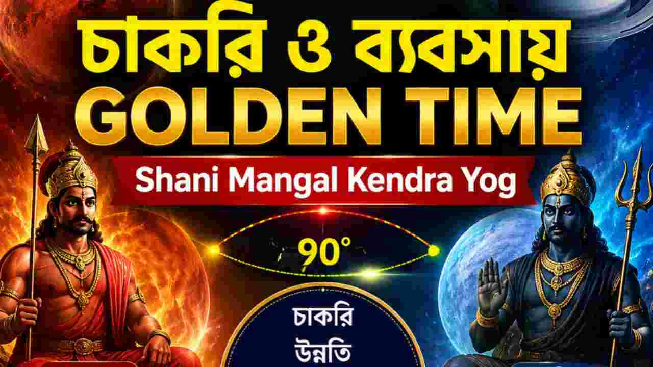 পয়লা সেপ্টেম্বর থেকে ৪ রাশির চাকরি ও ব্যবসায় Golden Time, তৈরি হচ্ছে Shani Mangal Kendra Yog