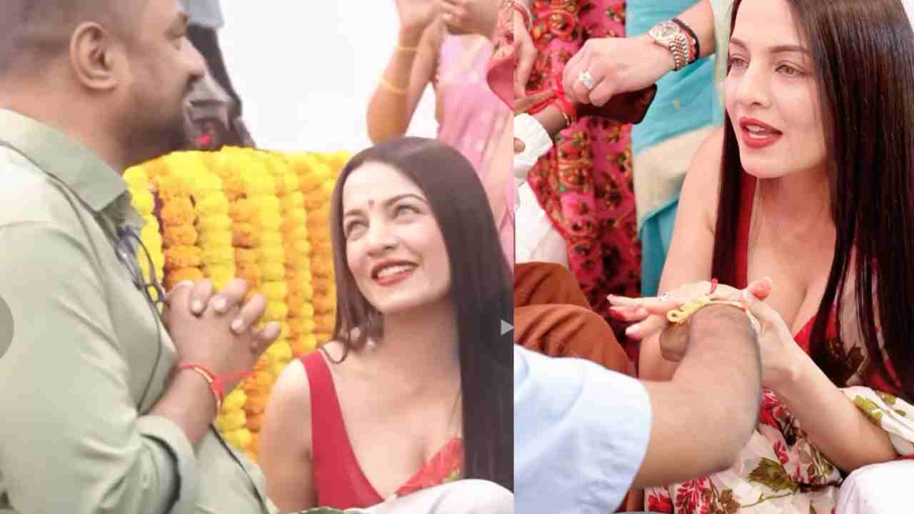 রাখির উৎসবে পোশাক নিয়ে নিন্দার মুখে সেলিনা জেটলি