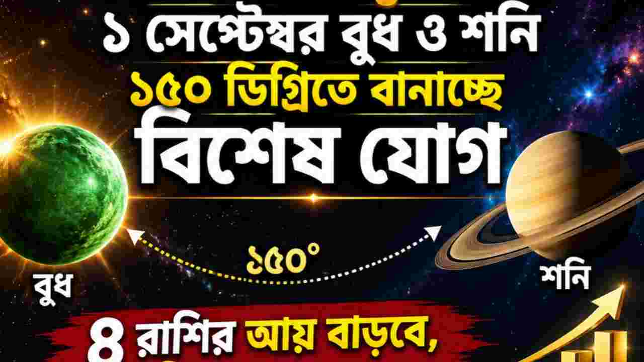 বাড়বে আয়, আসবে সাফল্য, বুধ-শনির বিশেষ যোগে ভাগ্য খুলবে ৪ রাশির!