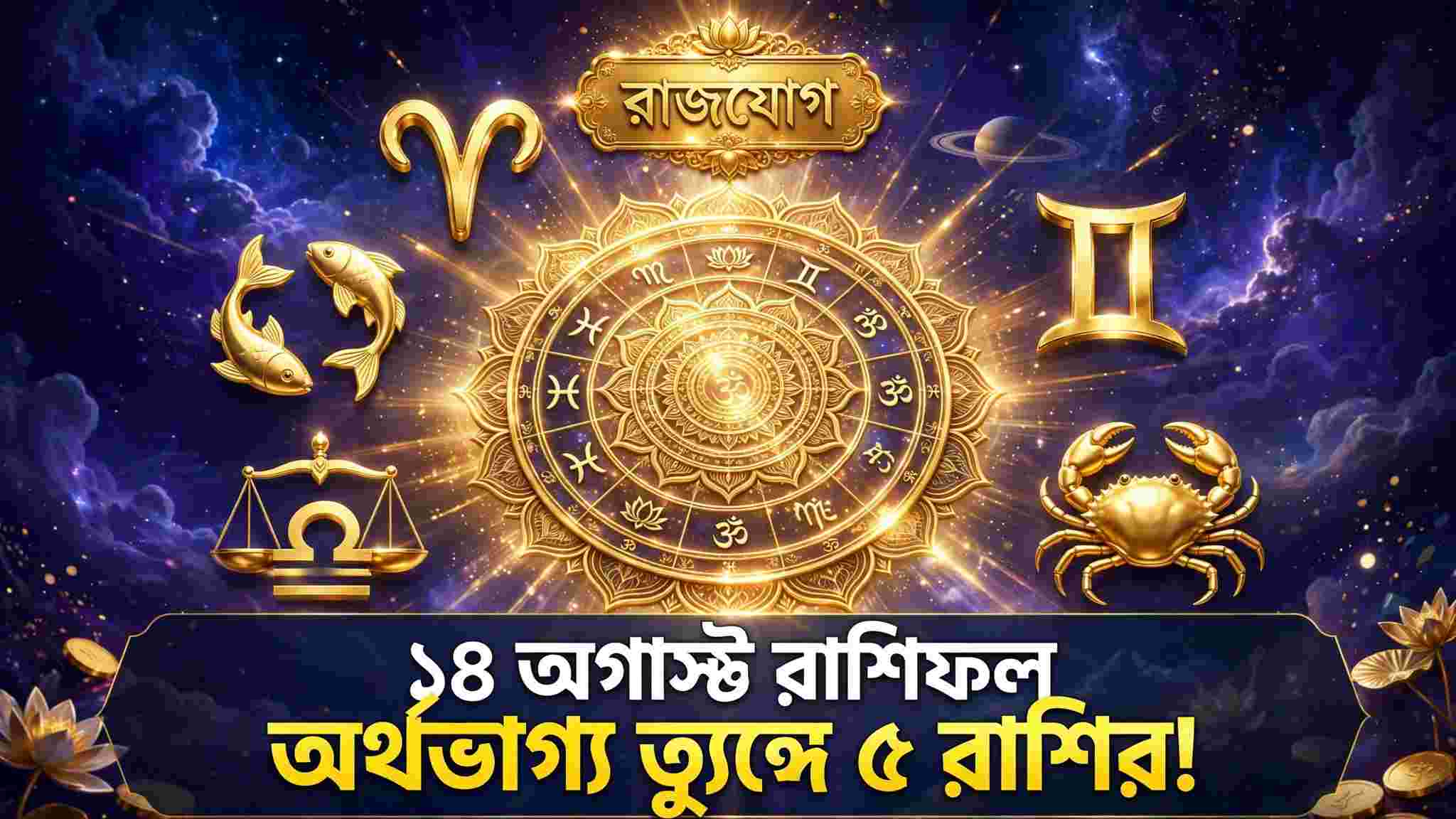 পঞ্চমহাপুরুষ রাজযোগে অর্থভাগ্য তুঙ্গে ৫ রাশির