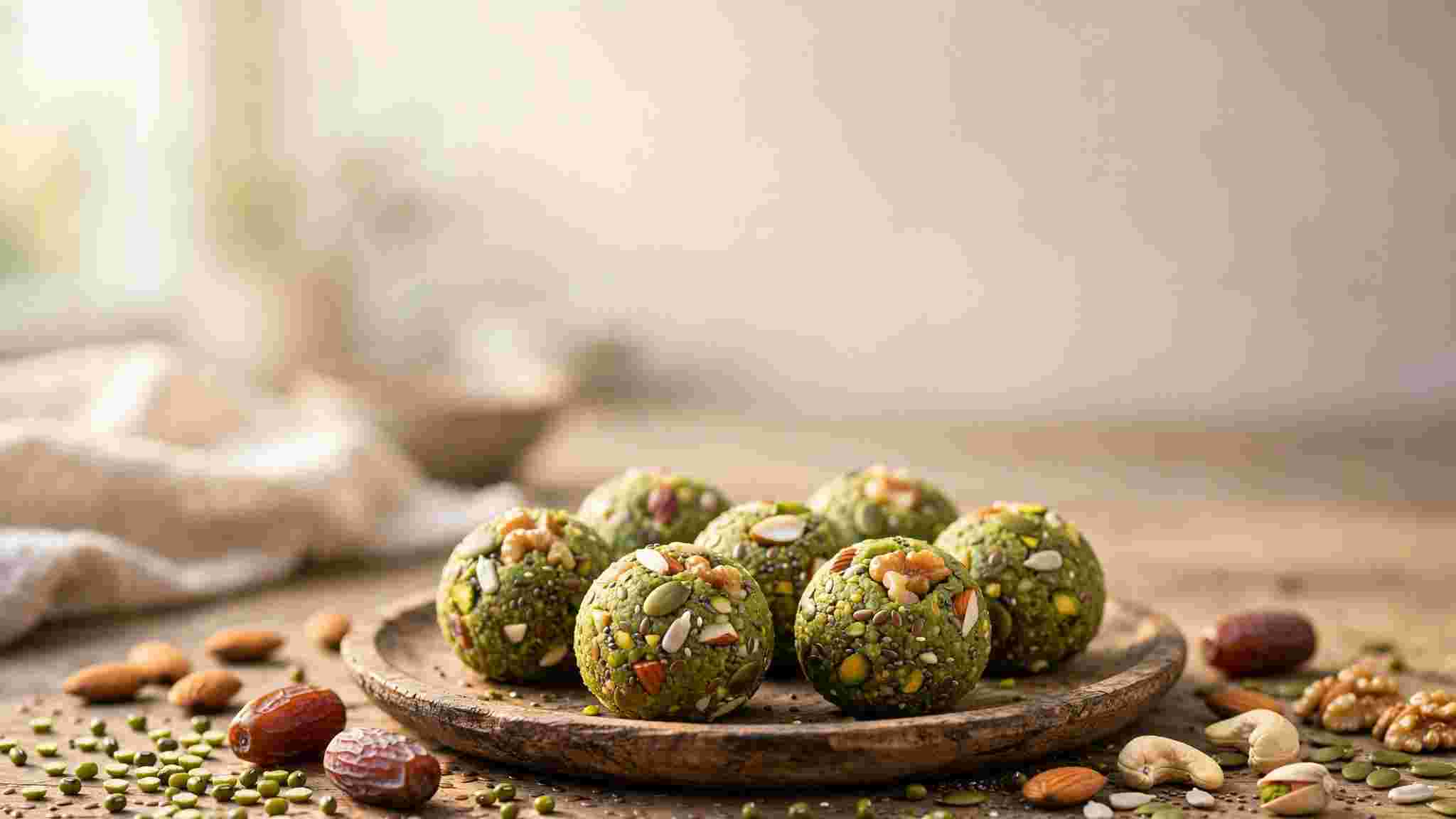 Recipe: চিনি-গুড় ছাড়াই স্বাস্থ্যকর গ্রিন মুগ লাড্ডু, মিষ্টির স্বাদে থাকবে না কোনও খামতি