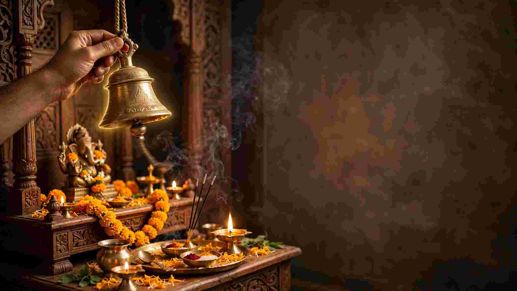 Vastu: পুজোর সময় কত বার ঘণ্টা বাজাবেন? কোন ধরনের ঘণ্টা ব্যবহার করবেন, জানুন শাস্ত্রীয় নিয়ম