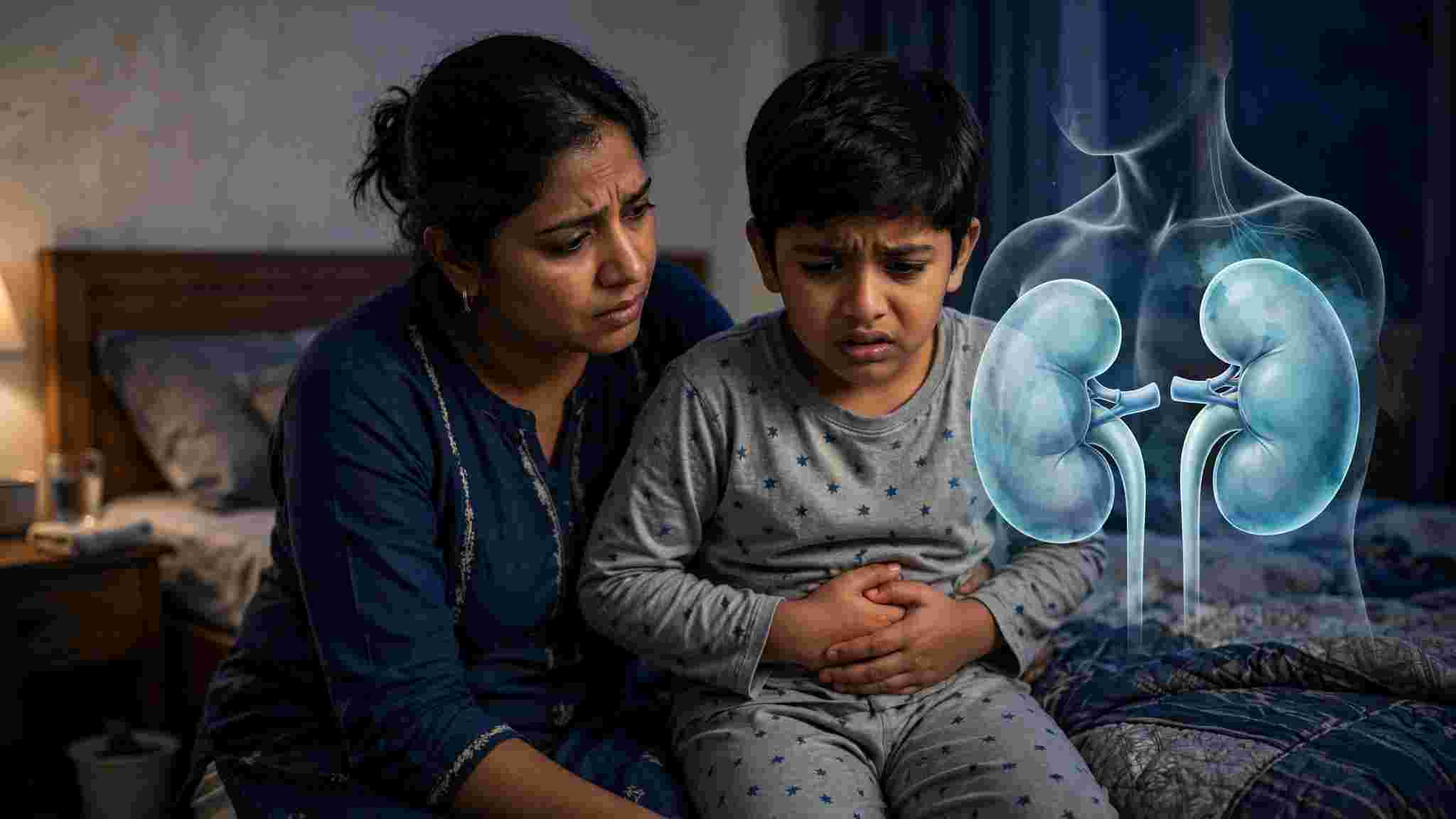 রাতে বার বার প্রস্রাব, অস্বাভাবিক খিদে? শিশুর কিডনির সমস্যার ইঙ্গিত হতে পারে