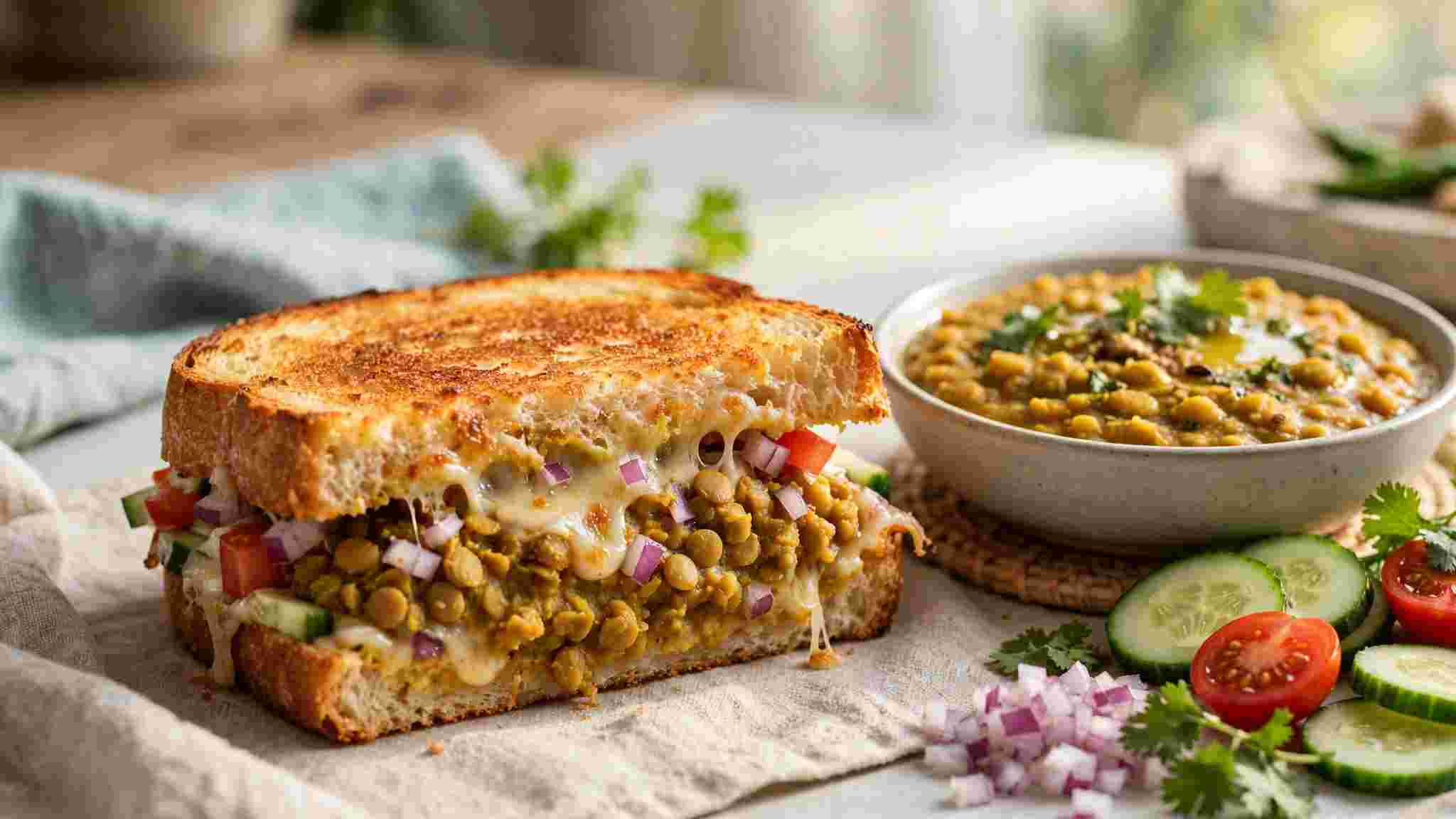 Recipe: প্রাতরাশ বানানোর সময় নেই? বেঁচে যাওয়া ডাল দিয়েই বানিয়ে ফেলুন চটজলদি স্যান্ডউইচ