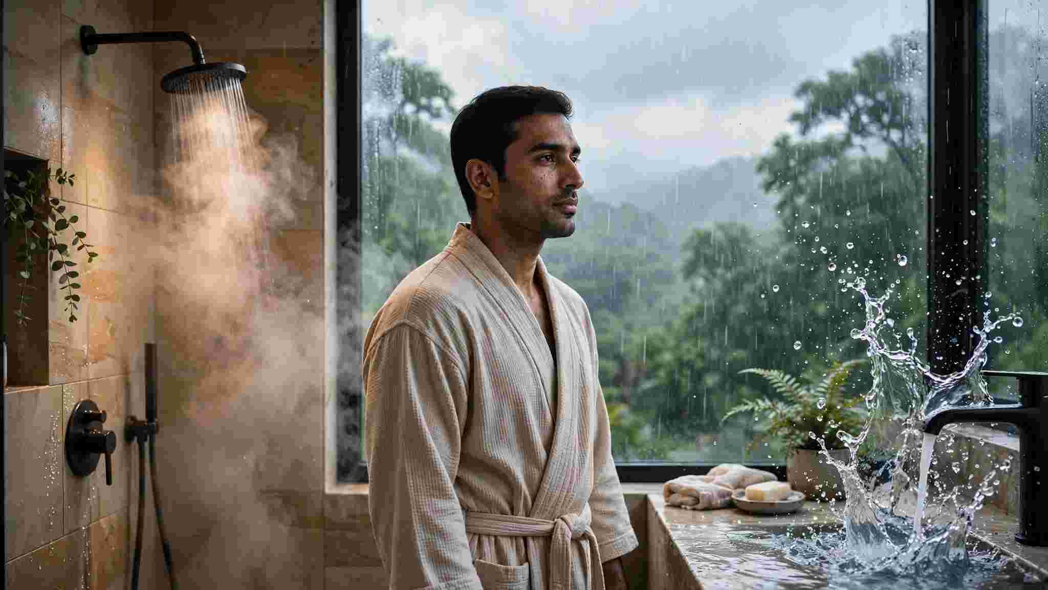 বর্ষায় স্নানে গরম জল, না স্বাভাবিক তাপমাত্রার? চিকিৎসকের পরামর্শে জেনে নিন কোন জল শরীরের জন্য ভাল
