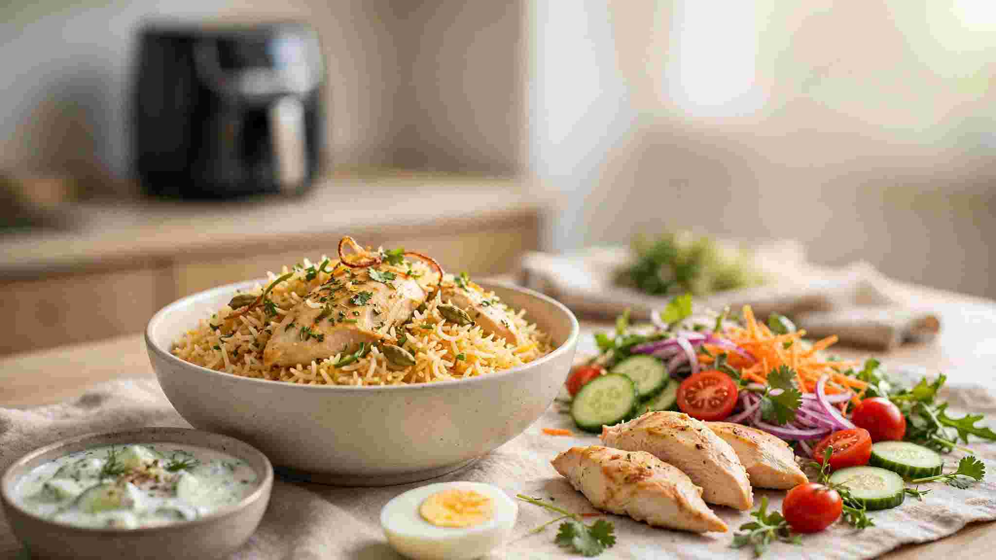 Recipe: মেদ ঝরাতে বাধ সাধছে বিরিয়ানি প্রেম? বাড়িতেই বানান ডায়েট-ফ্রেন্ডলি বিরিয়ানি