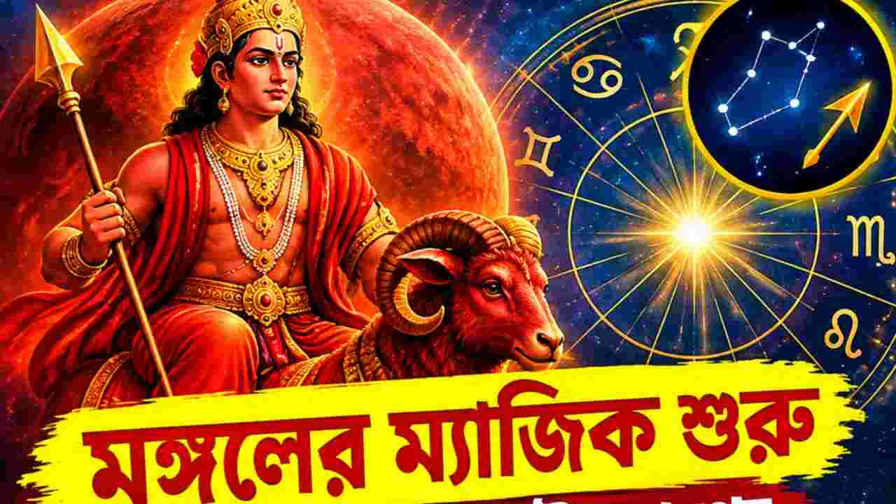 Mangal Gochar: মঙ্গলের ম্যাজিক শুরু, পুজোর আগেই ভাগ্যে রকেট-গতি, তিন রাশির বিরাট অর্থযোগ