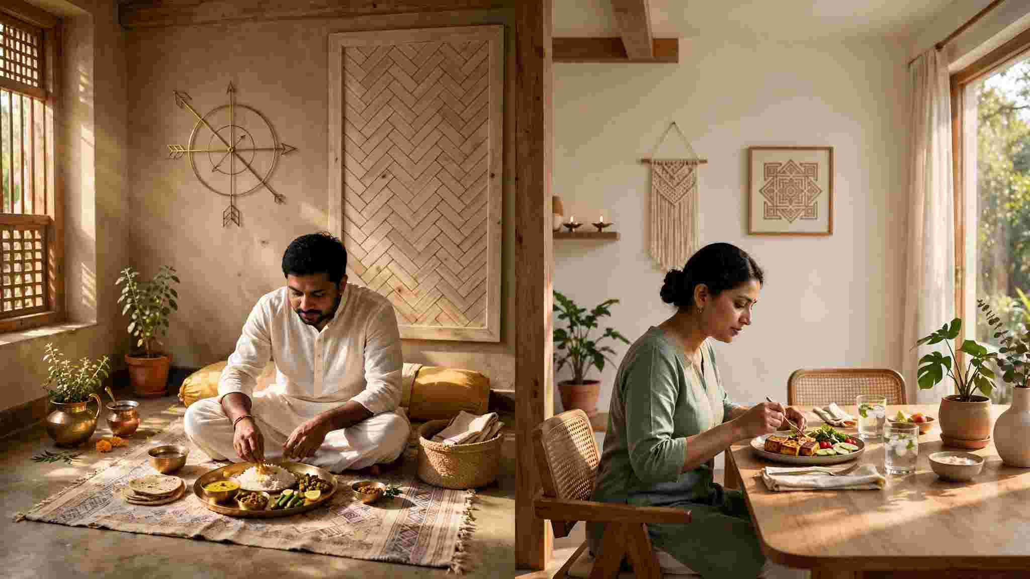 Vastu: মেঝেতে বসে নাকি ডাইনিং টেবিলে? কোথায় বসে খাওয়া বাস্তুমতে শুভ?