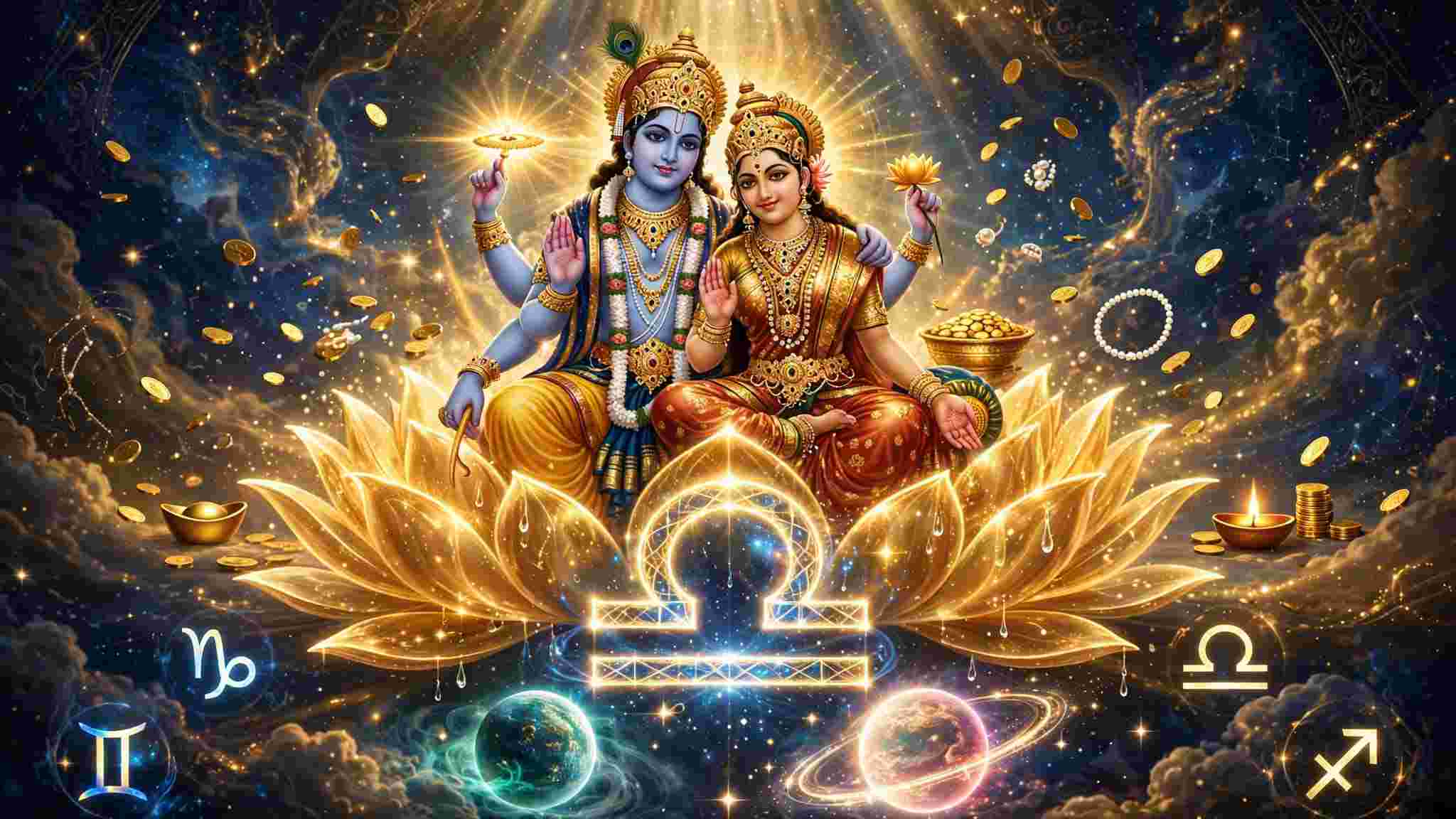 লক্ষ্মী নারায়ণ রাজযোগ! টাকা-পয়সা, চাকরি-ব্যবসায় ‘গোল্ডেন টাইম’ ৪ রাশির