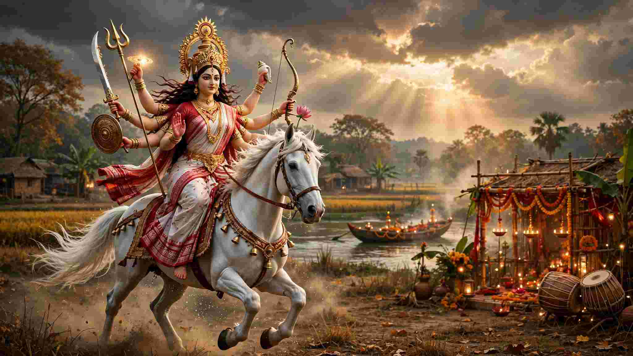 Vastu: ঘোড়ায় চড়ে আসছেন দেবী দুর্গা, নৌকায় ফিরবেন! জানুন শুভ-অশুভ প্রভাব