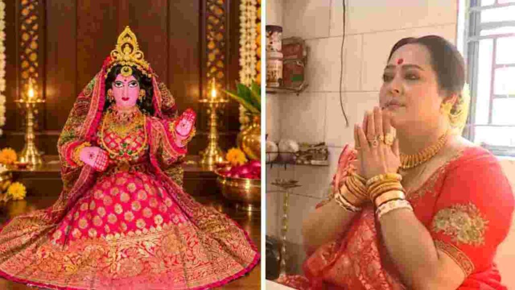 ‘নিমন্ত্রণ করতে হয় না, মানুষ এমনিই আসে’, বাড়ির লক্ষ্মীপুজো নিয়ে অকপট অপরাজিতা আঢ্য