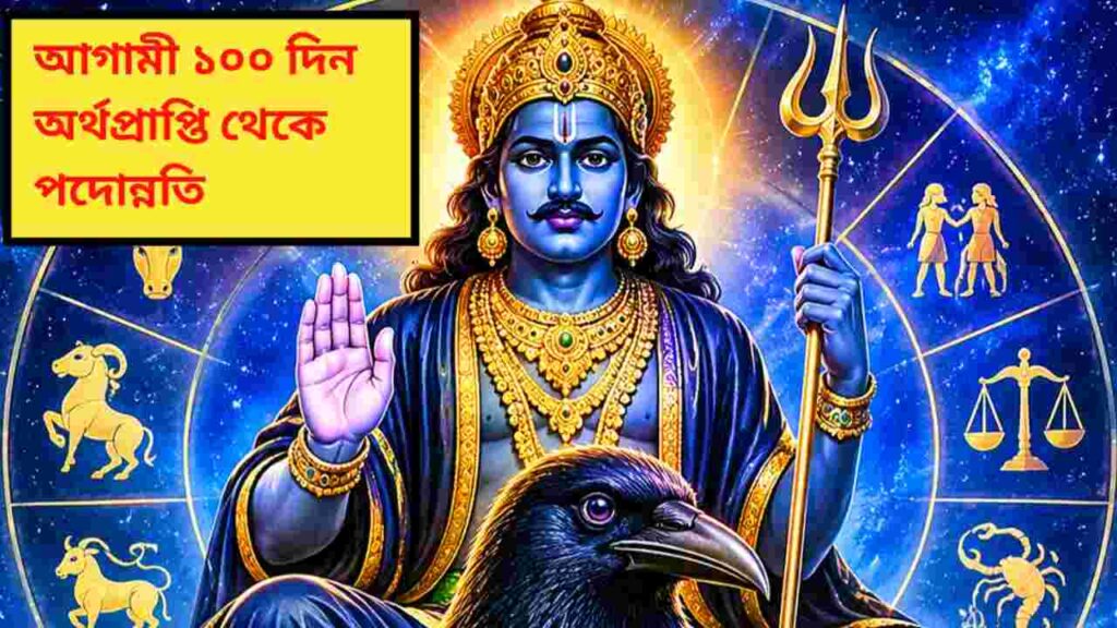 শনির আশীর্বাদে ভাগ্যবদল ৫ রাশির, আগামী ১০০ দিন অর্থপ্রাপ্তি থেকে পদোন্নতি—আসছে একের পর এক সুখবর!